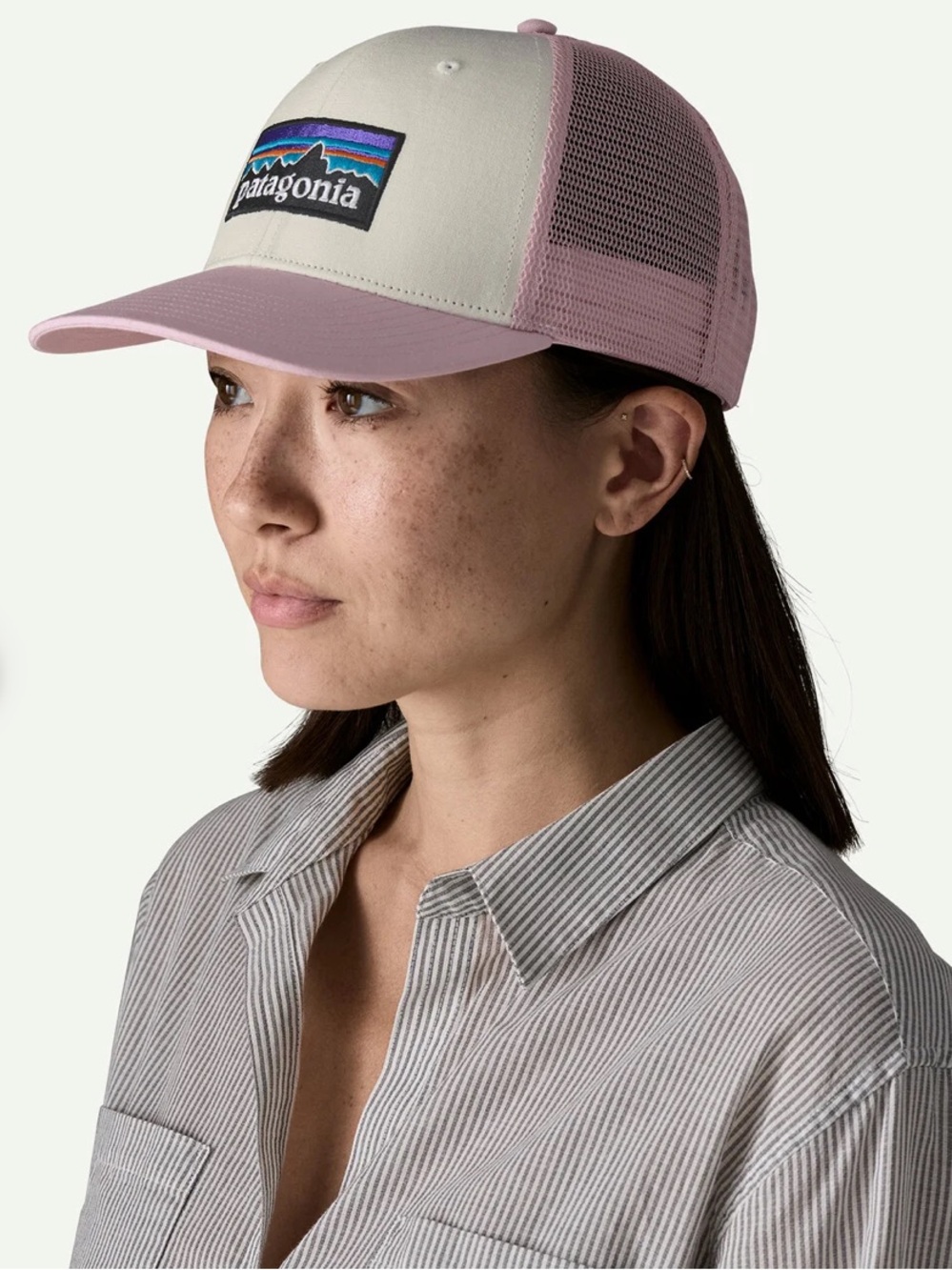 NWT!! Patagonia Light Blue and White Trucker Hats